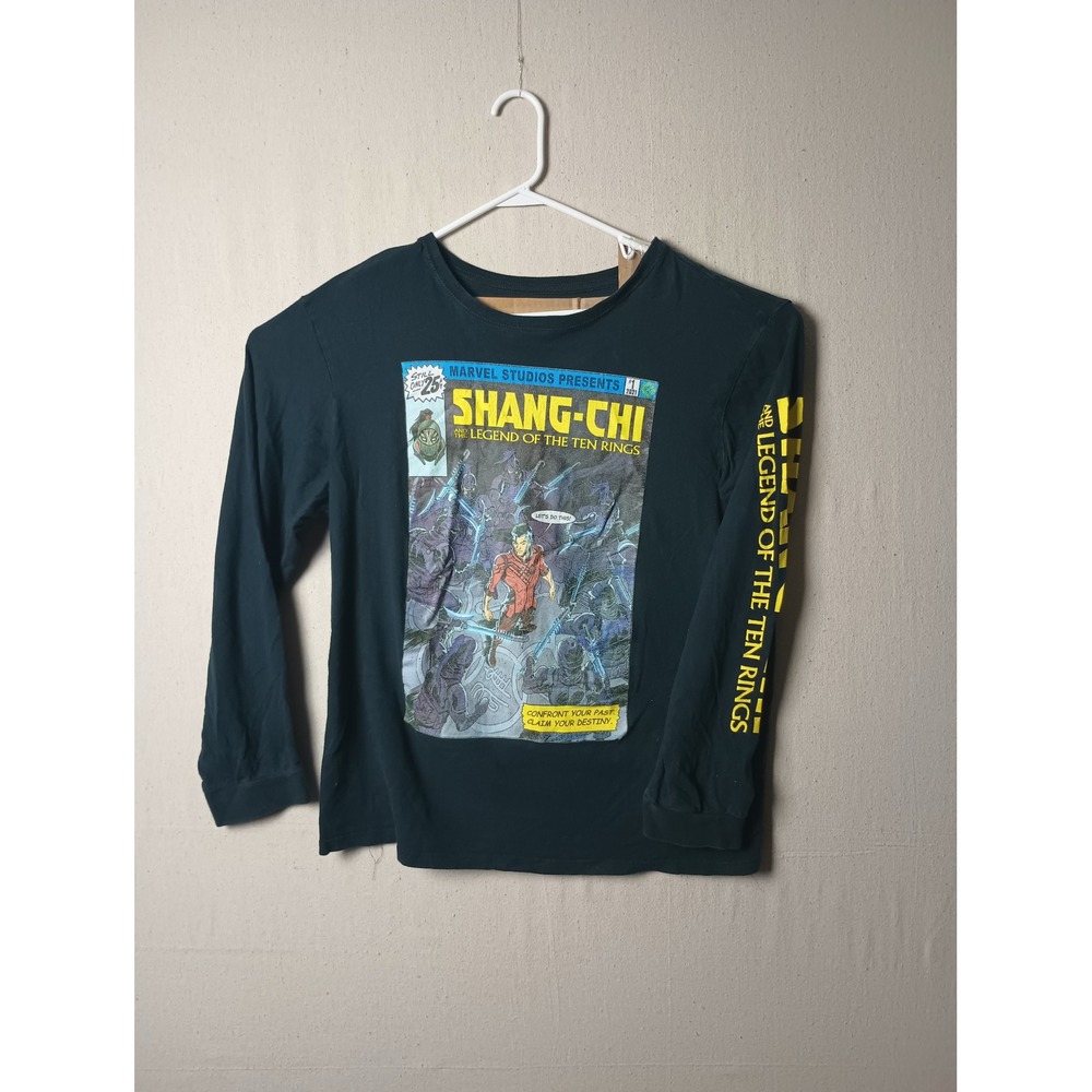 Marvel Shang-Chi Long Sleeve Graphic Tee Comic‎ Book Style Shirt Size Large N